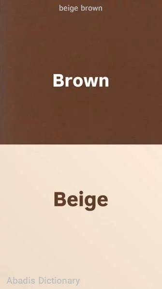 beige brown